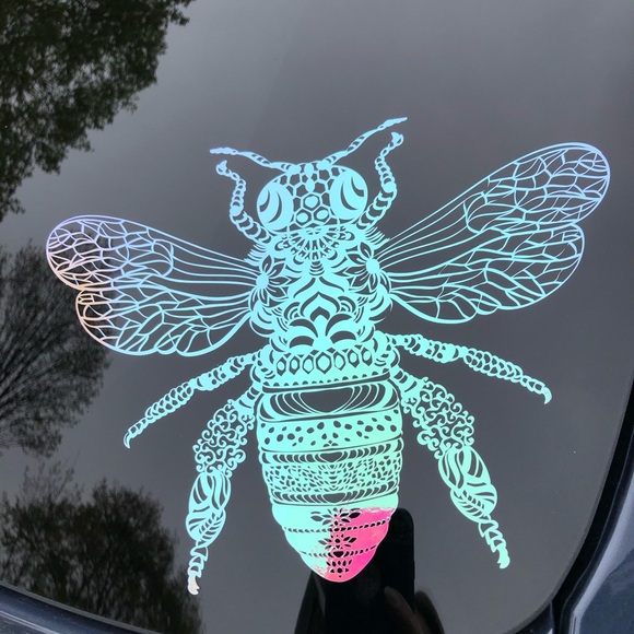 Bee mandala decal - Picture 3 of 4